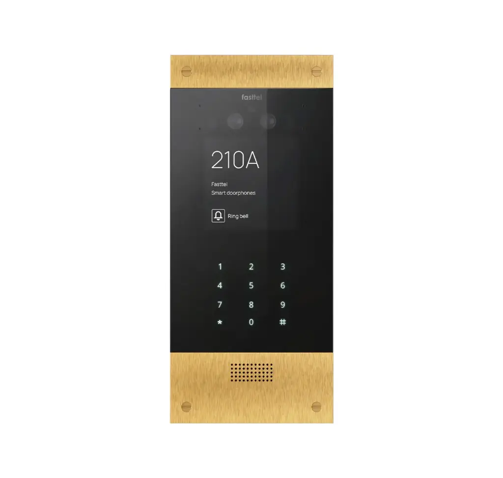 Wizard Prestige, color cam, keypad, bronze gold, 280x124mm