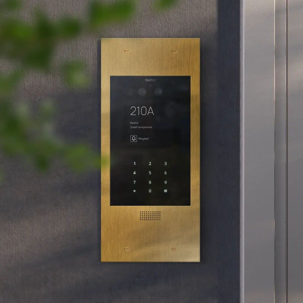 Wizard Prestige, color cam, keypad, bronze gold, 349x154mm