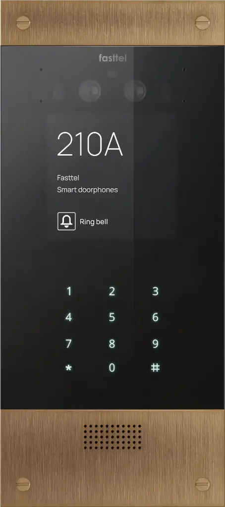 Wizard Prestige, color cam, keypad, bronze rustic, 280x124mm