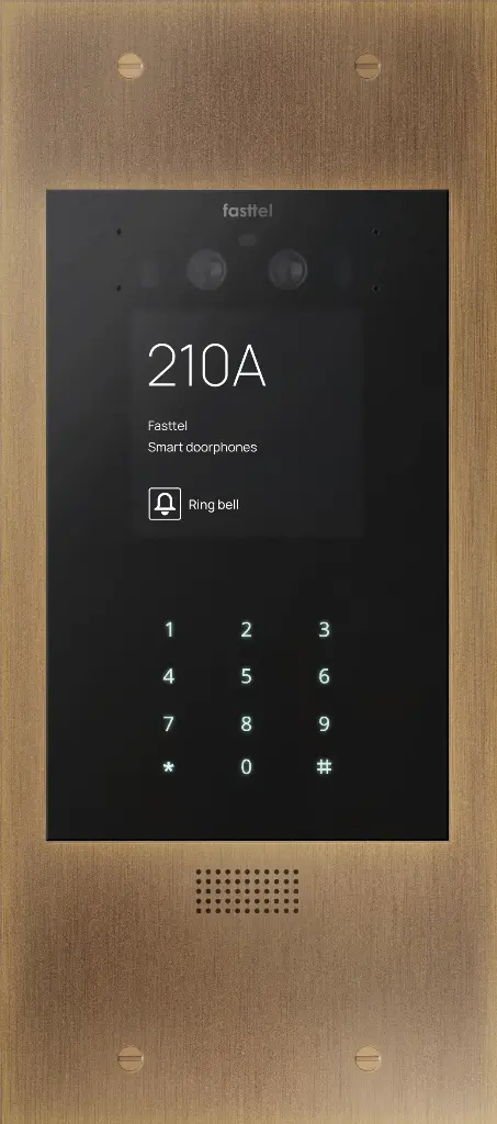 Wizard Prestige, color cam, keypad, bronze rustic, 349x154mm