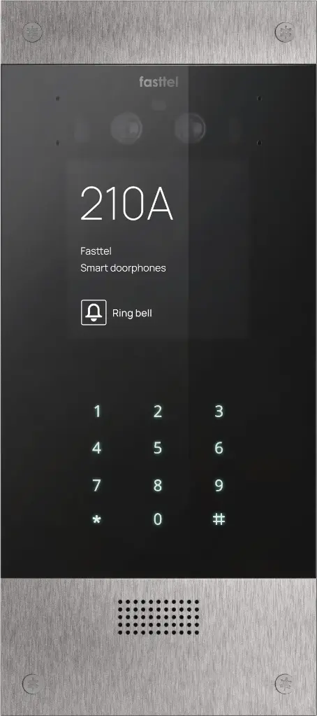 Wizard Prestige, color cam, keypad, grey alu, 280x124mm