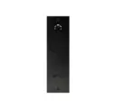 Access keypad Black aluminum + bell button stand alone 2 relays + Wiegand flush-mounted 55x191x25mm