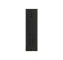 Clavier d'accès bronze mat + bouton de sonnette autonome 2 relais + Wiegand encastré 55x191x25mm