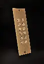 Access keypad Bronze rustic stand alone 2 relays + wiegand flush-mounted 55x166x25mm