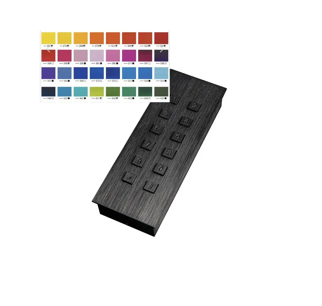 Access keypad stand alone 2 relays + Wiegand surface mounted 51x136x25mm. RAL colour of your choice