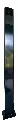 Registration column for FT600 or FT600K videophone outdoor station. Finished in black structure matt RAL9005 with dimensions 1700x140x80mm