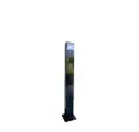 Aanmeldzuil voor FT600 of FT600K videofoon buitenpost. Afgewerkt in zwart structuur mat RAL9005 met afmeting 1300x140x80mm