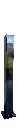 Aanmeldzuil voor FT600 of FT600K videofoon buitenpost. Afgewerkt in zwart structuur mat RAL9005 met afmeting 1300x140x80mm