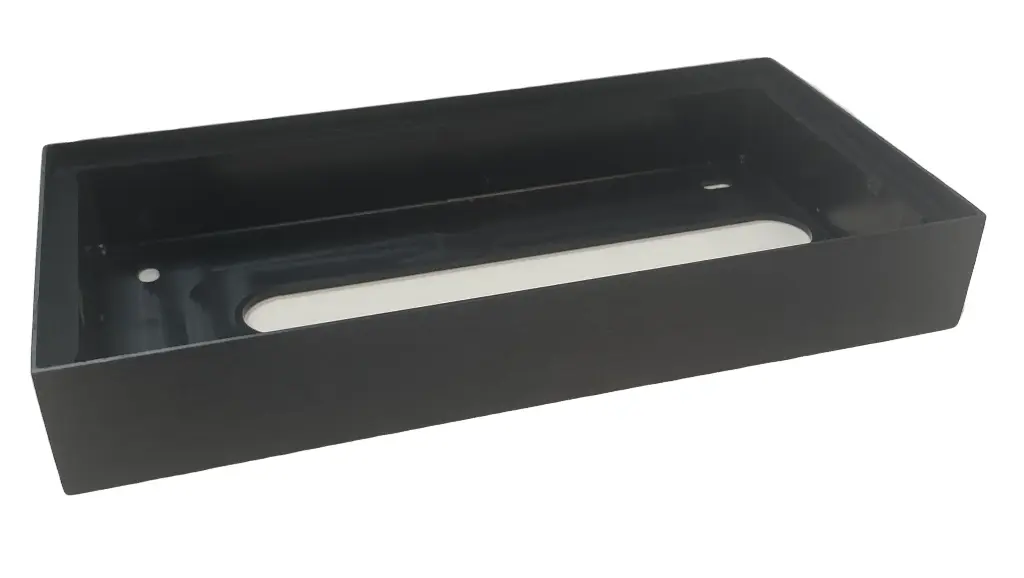 Op- en inbouwbehuizing t.b.v. FT600-series (202x102x31mm).