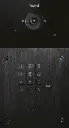 Doorphone Entry, black,1 Button and keypad, camera (only for expansion of a kit) 216x116mm