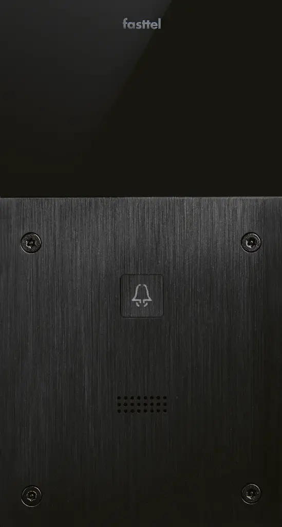 The FT600SIP is an intercom with 2 sip accounts, black anodized and has 1 push button. The supplied housing allows the device to be placed both on- and flush-mounted. 216x116mm.