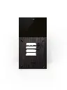 De FT600-4 is een parlofoon met 2 sip accounts, zwart geanodiseerd en beschikt over 4 drukknoppen. De meegeleverde behuizing laat toe het toestel zowel op-als inbouw te plaatsen. 216x116mm.