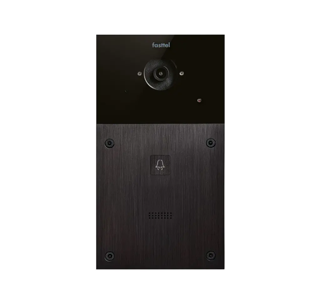 Doorphone Entry 1 knop met camera (alleen uitbreiding kit) 216x116mm