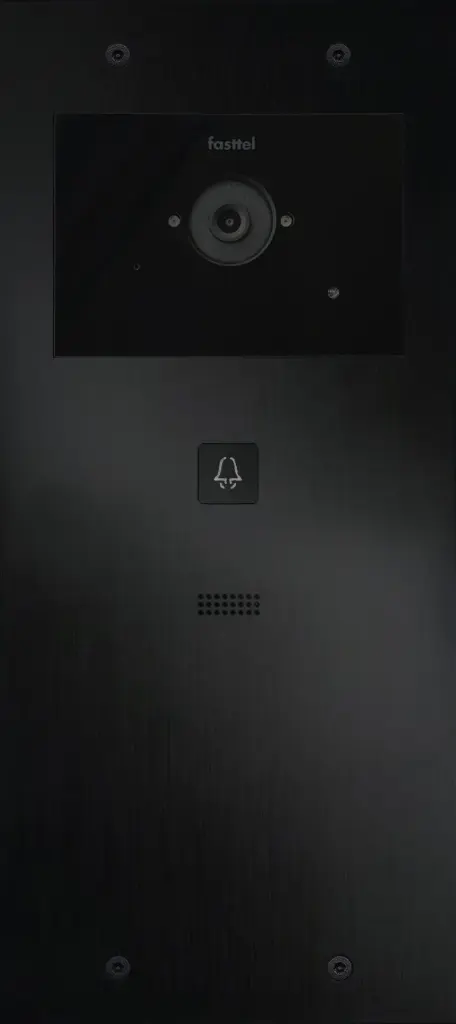 Doorphone Entry, black,1 Button, camera (only for expansion of a kit) 348x155 mm