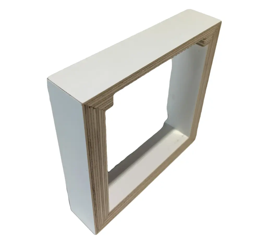 Surface-mounted edge for the FT600W, to be used when no flush-mounting pot is provided for RJ45 connection