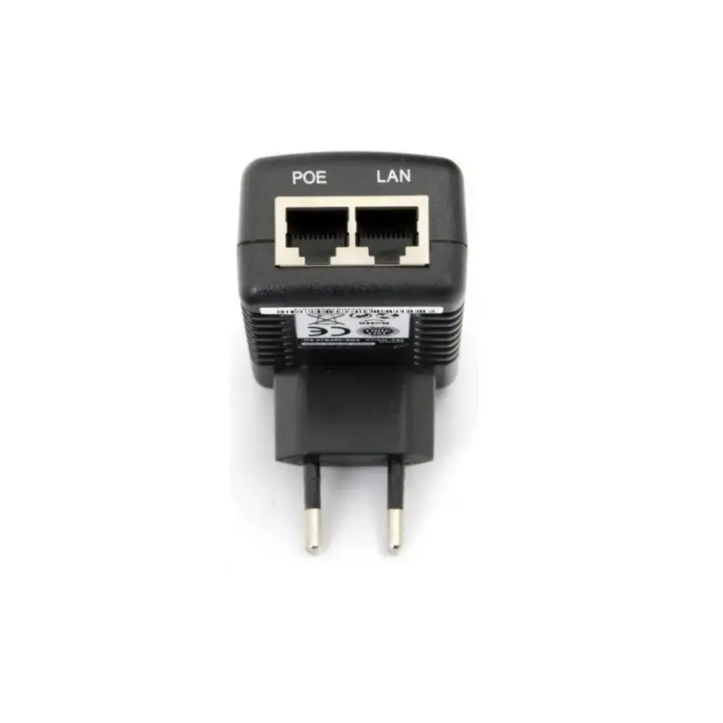 POE injector AC/DC 350mA voor normaal stopcontact. Hiermee kan de FT600W/FT30CC binnenpost POE gevoed worden waardoor hij zowel via de LAN als via WIFI kan functioneren.