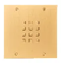 Clavier d'accès bronze or, autonome (via FT25KINT) et Wiegand, 143x143mm