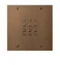 Access keypad bronze rustic, stand alone (via FT25KINT) and Wiegand, 143x143mm