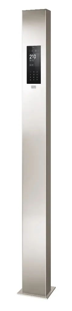 Stainless steel design column for FT800 Wizard Prestige, 190x17x10 cm
