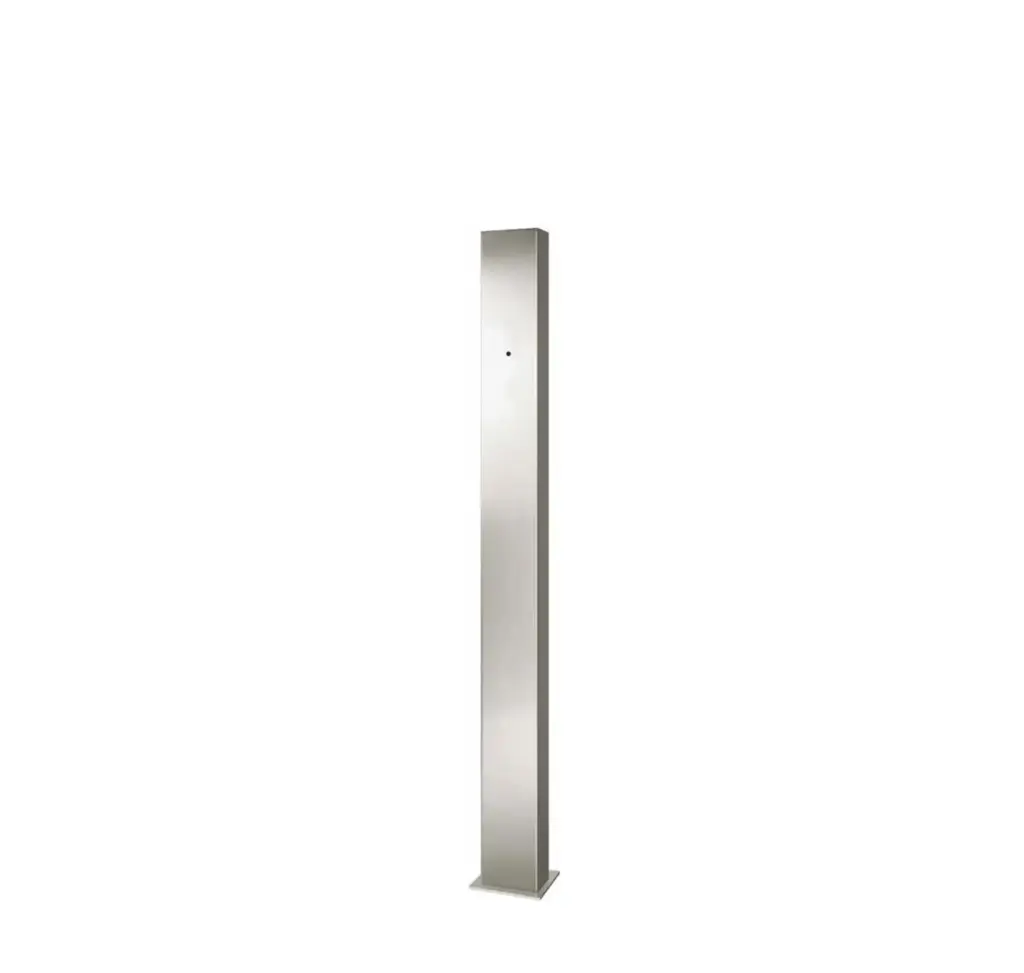 Universal stainless steel design column, 190x17x10 cm