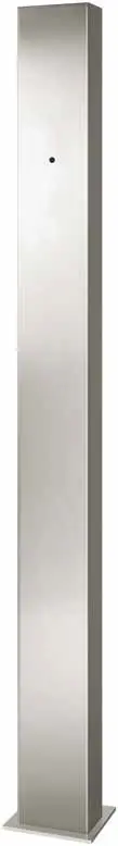 Universele inox RVS designzuil, 190x17x10 cm