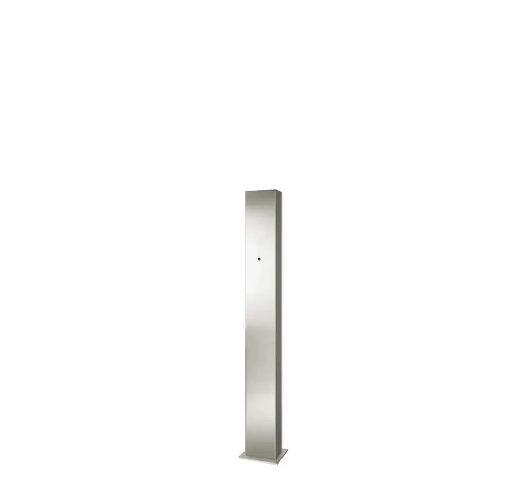Universal stainless steel design column, 150x17x10 cm