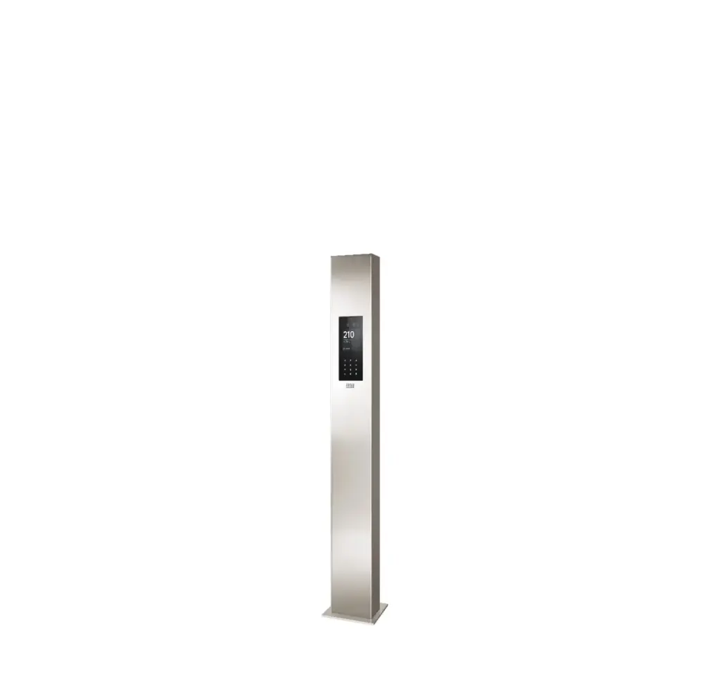 Colonne design en acier inoxydable pour FT800 Wizard Prestige, 150x17x10 cm