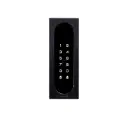 Clavier d'accès/Lecteur badge/Bluetooth/NFC: 1 relais, Wiegand et Cloud. Alu noir. 50x140x28mm