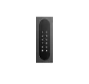 Codeklavier/Badgelezer/Bluetooth/NFC: 1 relais, Wiegand en Cloud. Zwart alu. 50x140x28mm