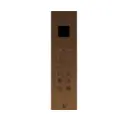 Access keypad bronze rustic stand alone 2 relays + wiegand+ Proxi flush-mounted 55x211x25mm