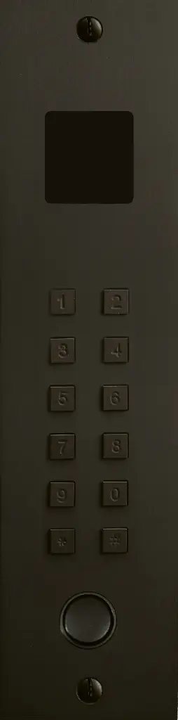 Access keypad Brons fusil 2 relays + wiegand + bell button + badge reader 239x55x25 mm