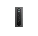 Codeklavier/Badgelezer/Bluetooth/NFC/QR lezer: 1 relais, Wiegand en Cloud. Zwart alu. 50x140x28mm