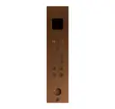 Access keypad bronze rustic stand alone 2 relays + wiegand+ Proxi+ bell button flush-mounted 55x239x25mm