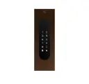 Codeklavier/Badgelezer/Bluetooth/NFC: 1 relais, Wiegand en Cloud.  Bronze rustiek inbouw, 62x188x30 mm