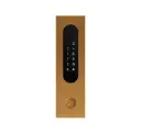 Acces keypad/Badge reader/Bluetooth/NFC: 1 relay, Wiegand, bell button and Cloud.  Bronze gold, flush mounted, 62x211x30 mm