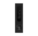 Codeklavier/Badgelezer/Bluetooth/NFC: 1 relais, Wiegand en Cloud.  Bronze mat inbouw met Ekey lezer uitsparing 77x257x30 mm. Zonder ekey lezer.