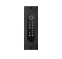 Codeklavier/Badgelezer/Bluetooth/NFC/QR lezer: 1 relais, Wiegand en Cloud.  Zwart alu, inbouw, 62x188x30 mm