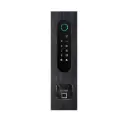 Acces keypad/Badge reader/Bluetooth/NFC/QR reader: 1 relay, Wiegand and Cloud.  Alu black, flush mounted, with Ekey recess 77x257x30 mm. Ekey reader not included.