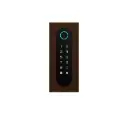 Clavier d'accès/Lecteur badge/Bluetooth/NFC/Lecteur QR: 1 relais, Wiegand et Cloud.  Bronze rustique, encastré, 62x188x30 mm