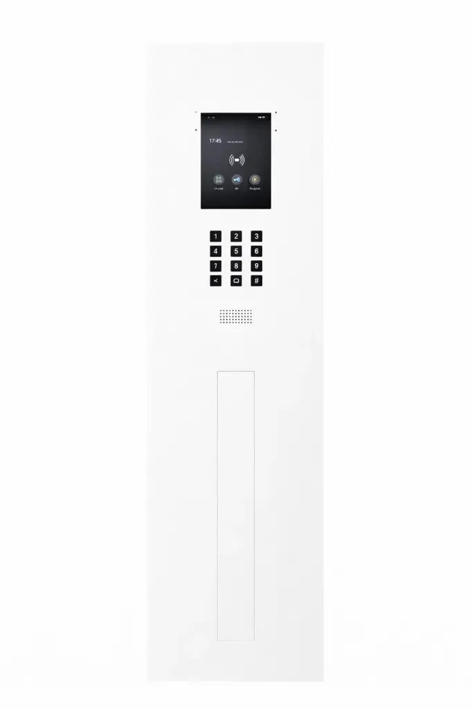 Kopere voorplaat voor FT800KVC met brievenbus 739x160mm
