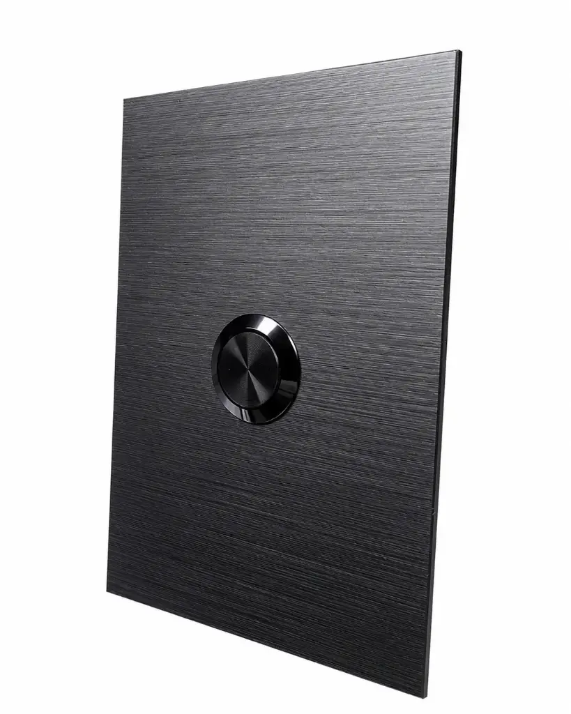 Drukknop zwart 115x80mm