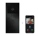 2-wire Videokit Plug & Play: Intercom 1 button+keypad, both flush and surface mount 349x154mm + 4xApp licences