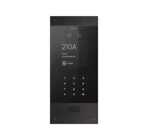 [FT800KVC] Wizard Prestige, color cam, keypad, black alu, 280x124mm