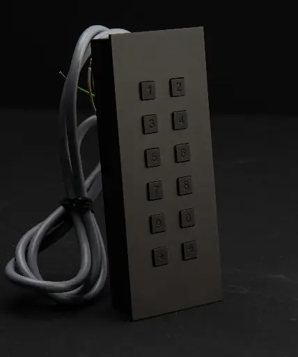 [FTBM23K] Access keypad Bronze fusil stand alone 2 relays + Wiegand surface mounted 51x136x25mm