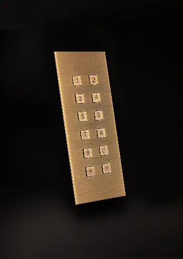 [FTBR23K] Access keypad Bronze rustic stand alone 2 relays + Wiegand surface mounted 51x136x25mm