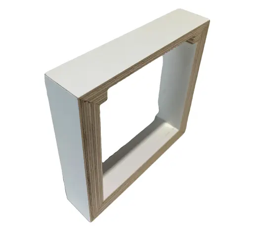 [FT600WB] Surface-mounted edge for the FT600W, to be used when no flush-mounting pot is provided for RJ45 connection