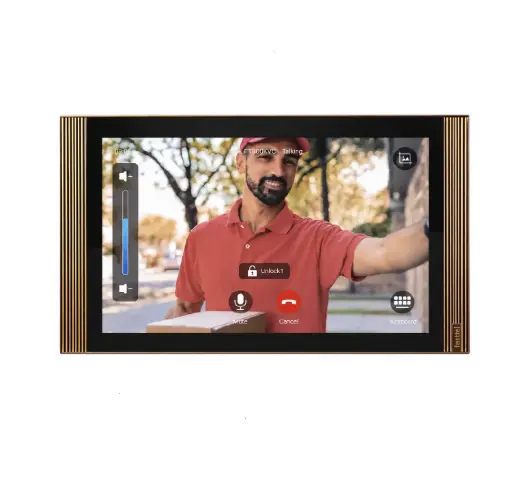 [FTBR30CC] 10" Android universal SIP indoor video unit, bronze rustic