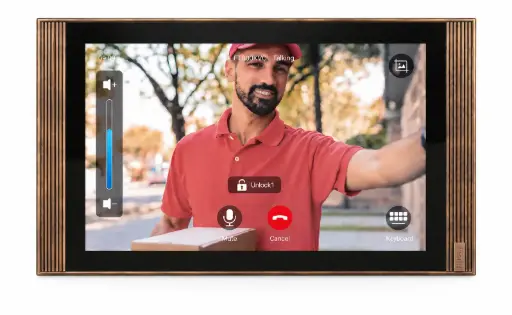 [FTBR30CC] 10" Android universal SIP indoor video unit, bronze rustic