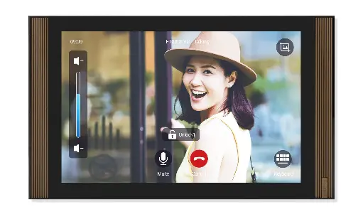 [FTBR30CC] 10" Android universele SIP video binnenpost, Brons rustiek