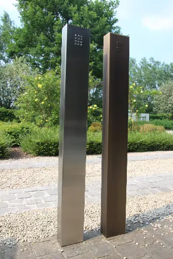[FTEMPERORSK] Column in stainless steel for access keypad, 135 cm